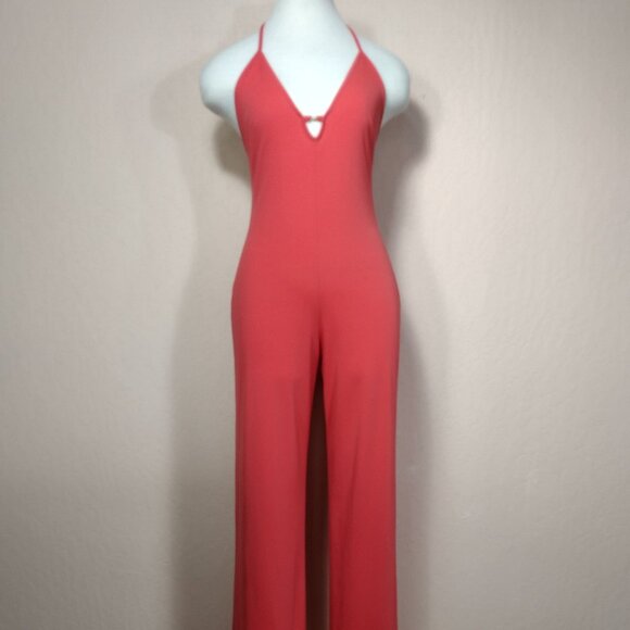 Victoria's Secret Pants - "VS" Vintage Very Sexy Orange Jumpsuit